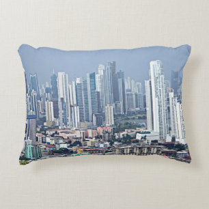 Panama-Stadt Skyline Dekokissen