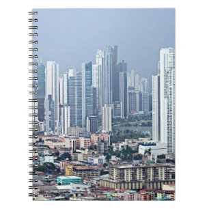 Panama-Stadt Skyline Notizblock