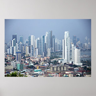 Panama-Stadt Skyline Poster