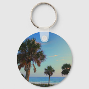 Panama-Stadt Strand, Florida-Palmen Schlüsselanhänger