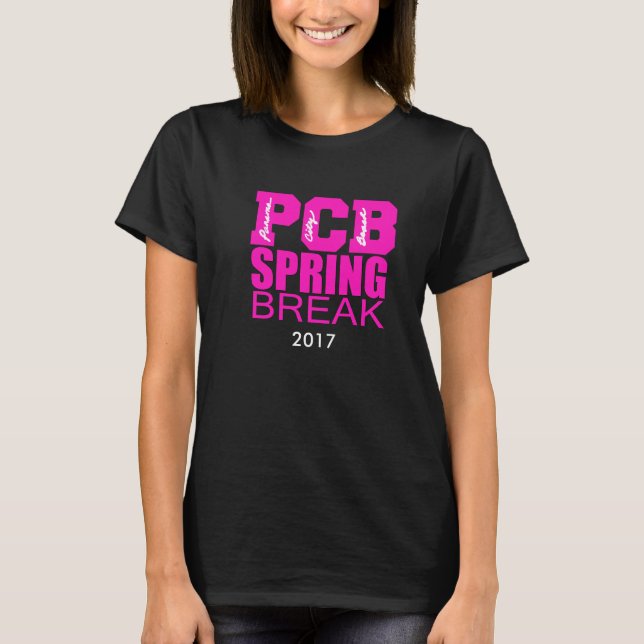 Panama-Stadt Strand-Frühlings-Bruch-T - Shirt 2017 (Vorderseite)