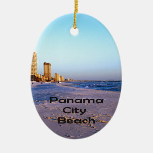 Panama-Stadt Strand Keramik Ornament