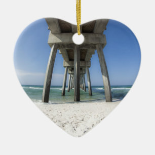 Panama-Stadt Strand-Pier Keramikornament