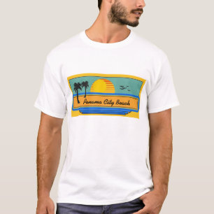 Panama-Stadt Strand-Szene T-Shirt