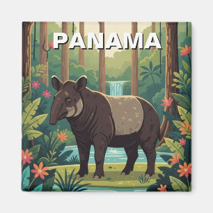Panama Tapir im Coiba Nationalpark Magnet