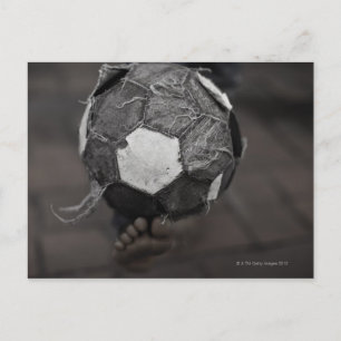 Panamaischer Straßenfußball Postkarte