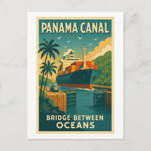 Panamakanal – Brücke zwischen Ozeanen Postkarte