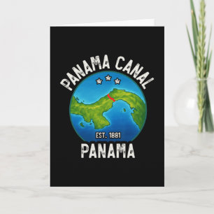 Panamakanal Est.1881  Karte