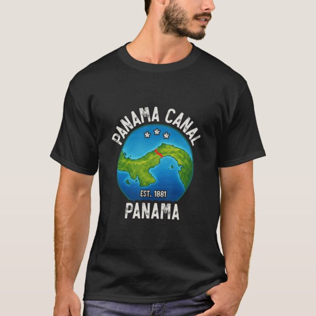 Panamakanal Est.1881  T-Shirt (Vorderseite)