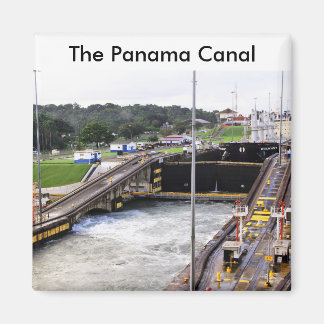 Panamakanal, Hochauflöser für Fotografie Magnet