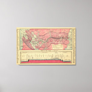 Panamakanal Leinwanddruck