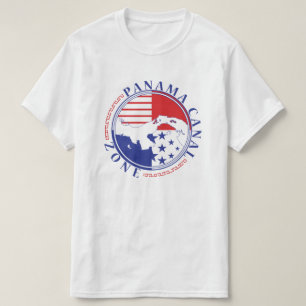 Panamakanal-Zone mit Isthmus T-Shirt