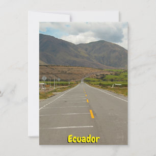 Panamerican Highway, Ecuador Karte