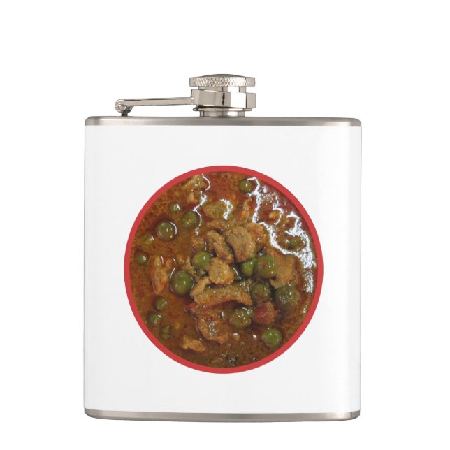 Panang Thai Curry [พ ะ น ง] ... Thailand Street Fo Flachmann (Vorderseite)