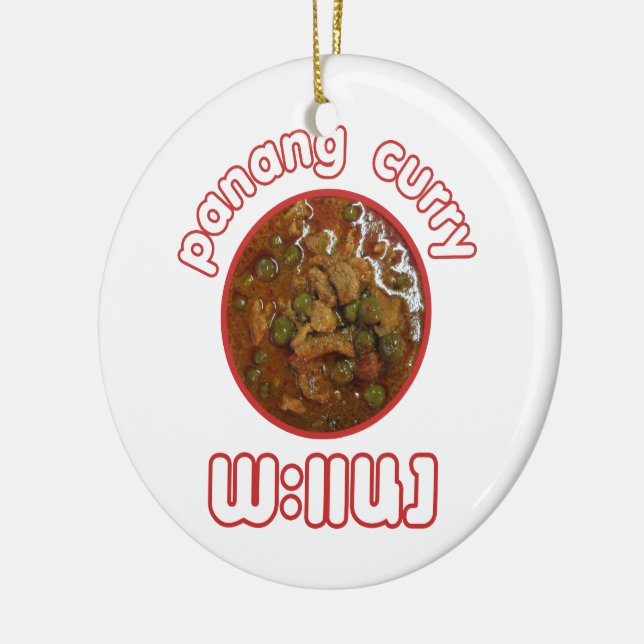 Panang Thai Curry ... Thailand Street Food Keramikornament (Links)