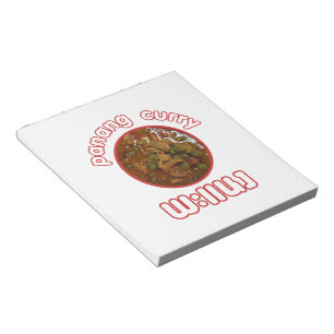 Panang Thai Curry ... Thailand Street Food Notizblock