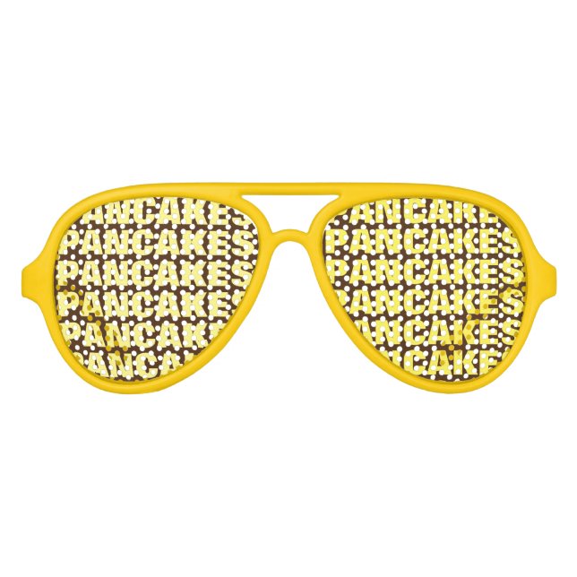 Pancake besessene Party-Schattierungen. Sonnenbril Partybrille (Vorderseite)