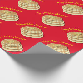 Pancake Birthday Party Flapjack Niedliche Kinder Geschenkpapier