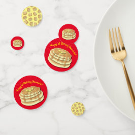 Pancake Birthday Party Flapjack Niedliche Kinder Konfetti