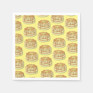 Pancake Birthday Party Flapjack Niedliche Kinder Serviette