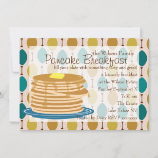 Pancake Breakfast Einladung