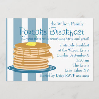 Pancake Breakfast Einladung