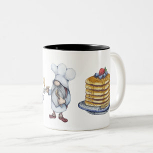 Pancake Breakfast Zweifarbige Tasse