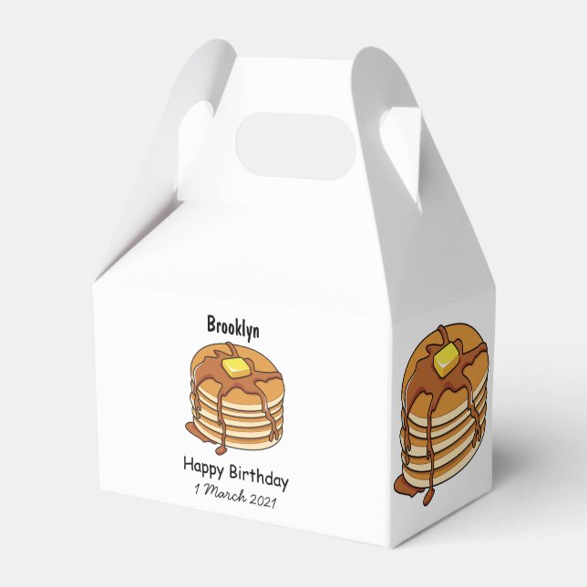 Pancake Cartoon Geschenkschachtel (Vorderseite)