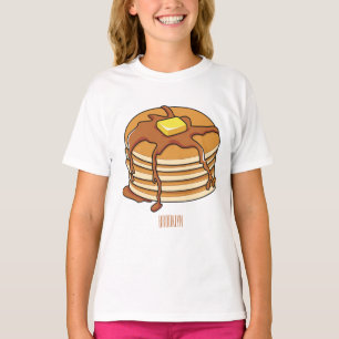 Pancake Cartoon T-Shirt