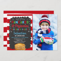 Pancake et pyjamas Anniversaire Invitation PJ's Pa
