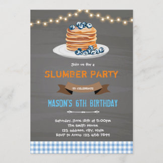 Pancake-Junge zum Geburtstag Einladung