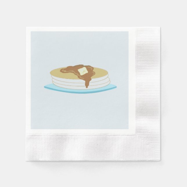 Pancake Stack Serviette (Vorderseite)