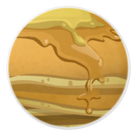 Pancake und Ahornsirup niedlich Keramikknauf