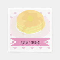 Pancake und PJ Party Napkins