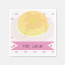 Pancake und PJ Party Napkins