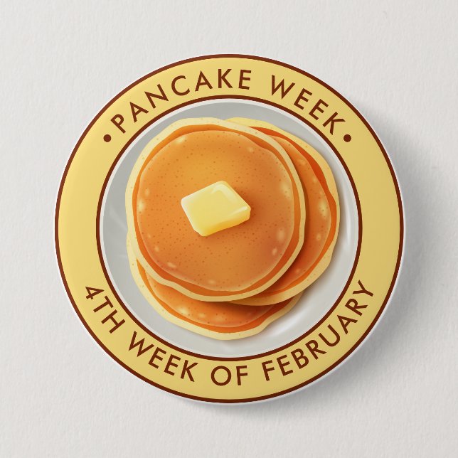Pancake Week Button (Vorderseite)