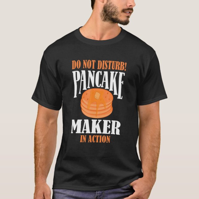Pancakes Brunch Frühstück Pancake Maker T-Shirt (Vorderseite)