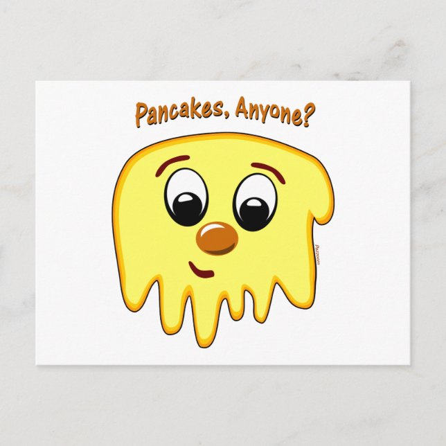 Pancakes, jedermann postkarte (Vorderseite)