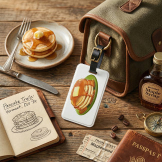 Pancakes Luggage Tags Gepäckanhänger