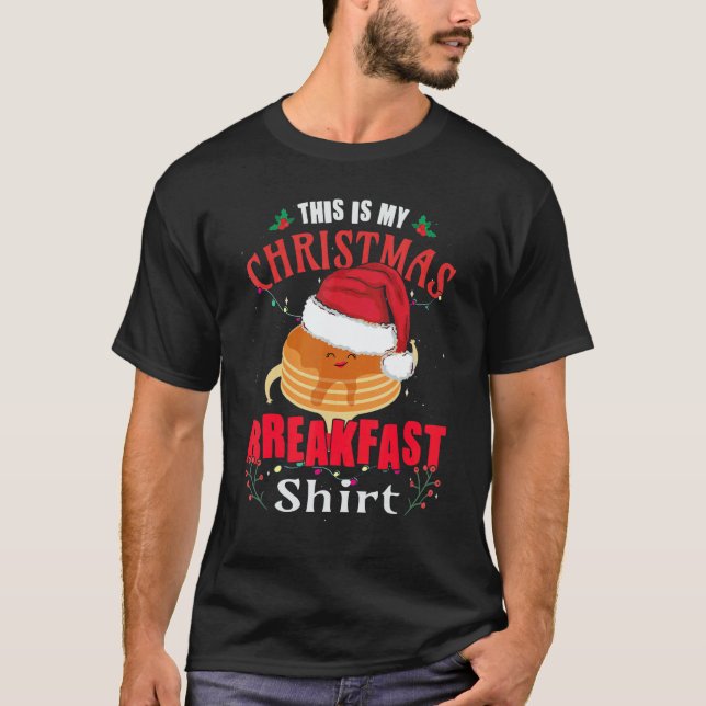 Pancakes maker   Christmas Breakfast Pancake T-Shirt (Vorderseite)