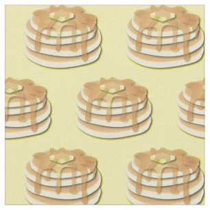 Pancakes Niedliches Frühstück Kinder Stoff