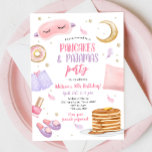 Pancakes Pajamas Sleepover Slumber Party Geburtsta Einladung<br><div class="desc">Eine tolle Einladung für Ihre Kleinen zum Geburtstag!</div>