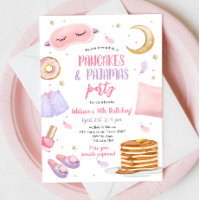 Pancakes Pajamas Sleepover Slumber Party Geburtsta