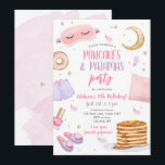 Pancakes Pajamas Sleepover Slumber Party Geburtsta Einladung<br><div class="desc">Eine tolle Einladung für Ihre Kleinen zum Geburtstag!</div>