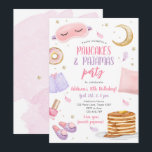 Pancakes Pajamas Sleepover Slumber Party Geburtsta Einladung<br><div class="desc">Eine tolle Einladung für Ihre Kleinen zum Geburtstag!</div>