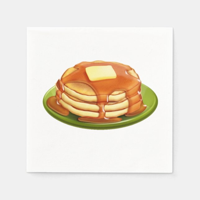 Pancakes Paper Napkins Serviette (Vorderseite)