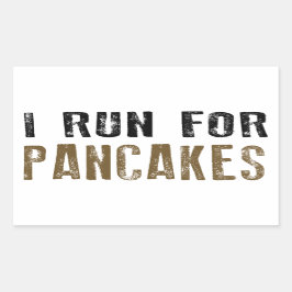 Pancakes Rechteckiger Aufkleber