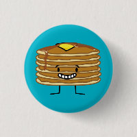 Pancakes Stapelbutter Sirup Flauschig Frühstück