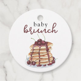 Pancakes Sweet Cherry Baby Dusche Danke Karte Geschenkanhänger