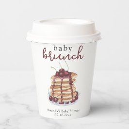 Pancakes Sweet Cherry Baby Dusche Pappbecher
